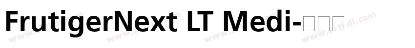 FrutigerNext LT Medi字体转换